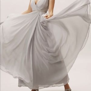 Anthropologie BHLDN Eva Dress in Fog XL